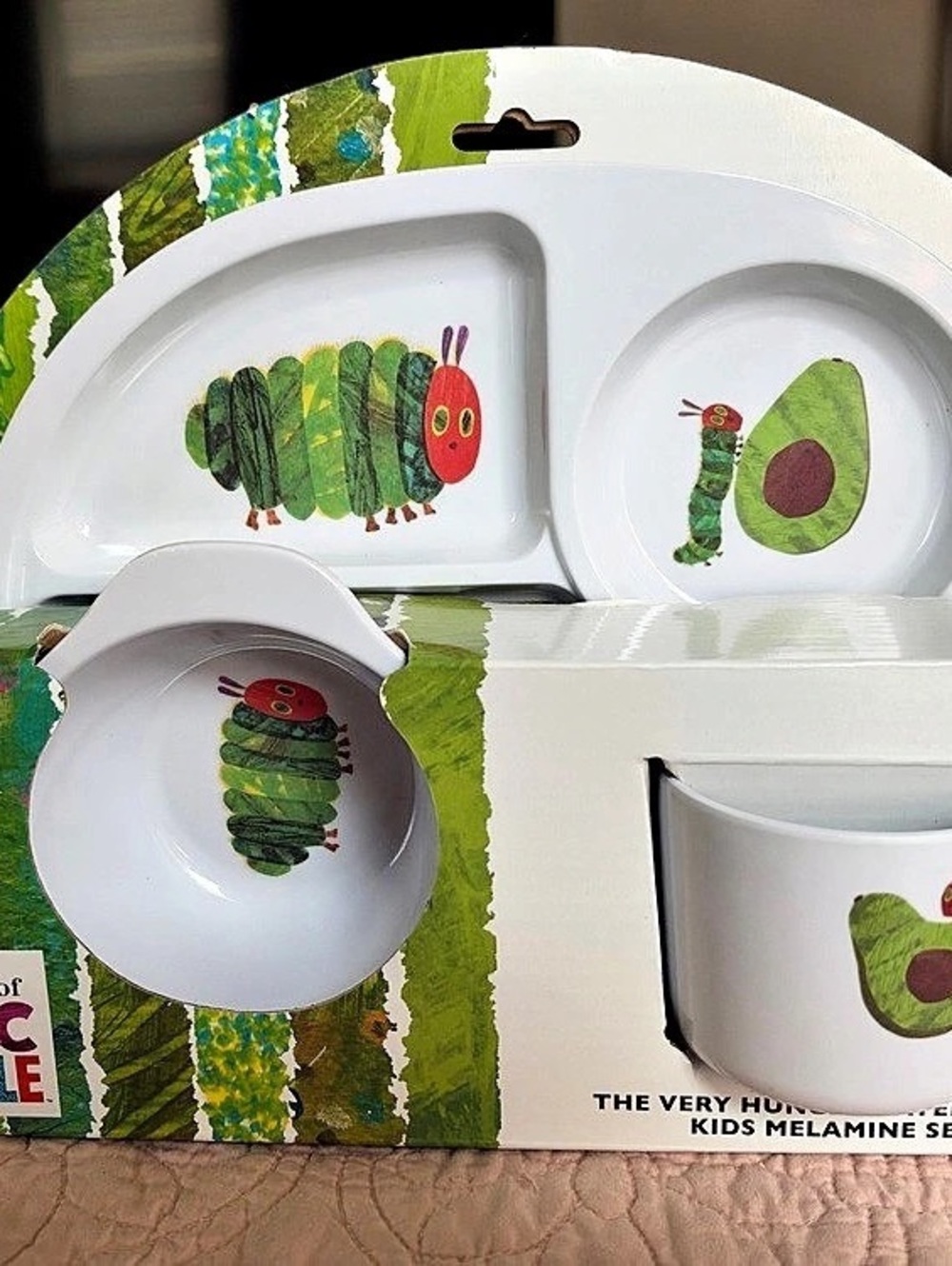 World of Eric Carle The Very Hungry Caterpillar Kids Melamine Set Melamine Kids